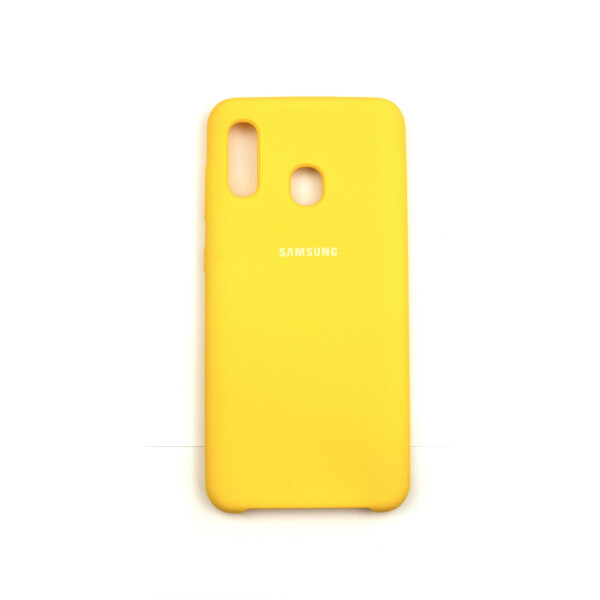 

Панель Jelly Silicone Case для Samsung M10S/A20/A30 Yellow (4)