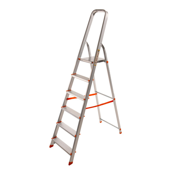 

Стремянка алюминиевая Laddermaster Vega A1B6. 6 ступенек