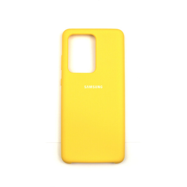 

Панель Jelly Silicone Case для Samsung S20 Ultra Yellow (4)