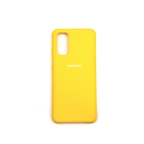 

Панель Jelly Silicone Case для Samsung S20 Yellow (4)