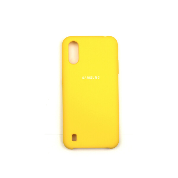 

Панель Jelly Silicone Case для Samsung A01 Yellow (4)