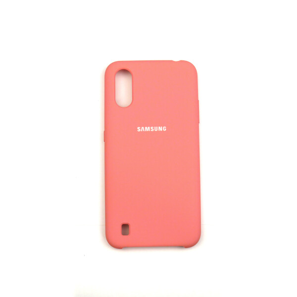 

Панель Jelly Silicone Case для Samsung A01 Peach Pink (35)