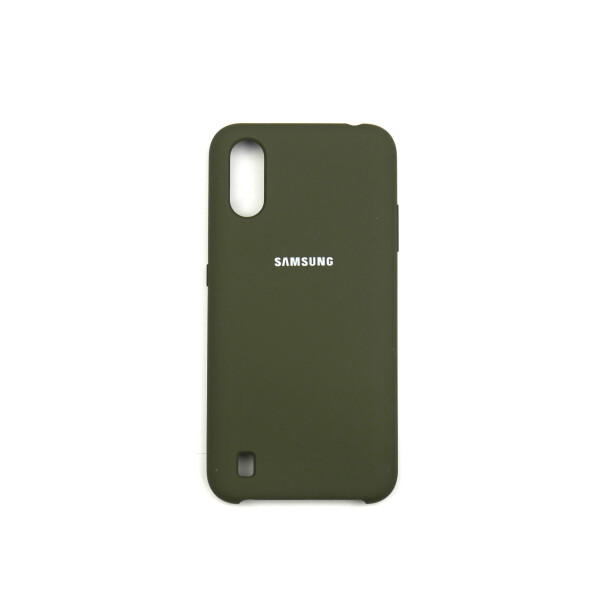 

Панель Jelly Silicone Case для Samsung A01 Deep Olive (41)