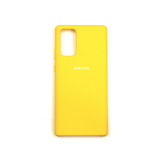 

Панель Jelly Silicone Case для Samsung Note 20 Yellow (4)