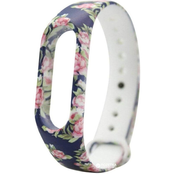 

Ремешок Armorstandart силиконовый для Xiaomi Mi Band 2 Blue Floral (ARM51035)
