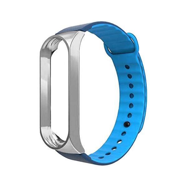 

Ремешок Armorstandart Sport Silicone Band для Xiaomi Mi Band 3 Silver/Blue (ARM54515)