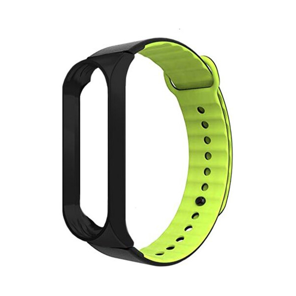 

Ремешок Armorstandart Sport Silicone Band для Xiaomi Mi Band 3 Black/Green (ARM54513)