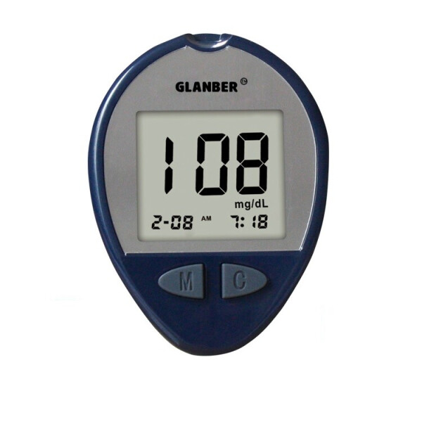 Акция на Глюкометр GLANBER® измеритель глюкозы в крови LBS01 от Allo UA