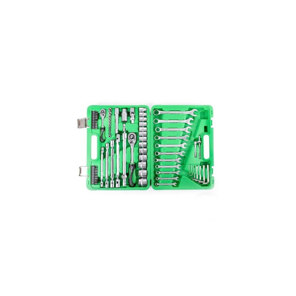

Набор инструмента Intertool - 1/4, 1/2 77 ед.
