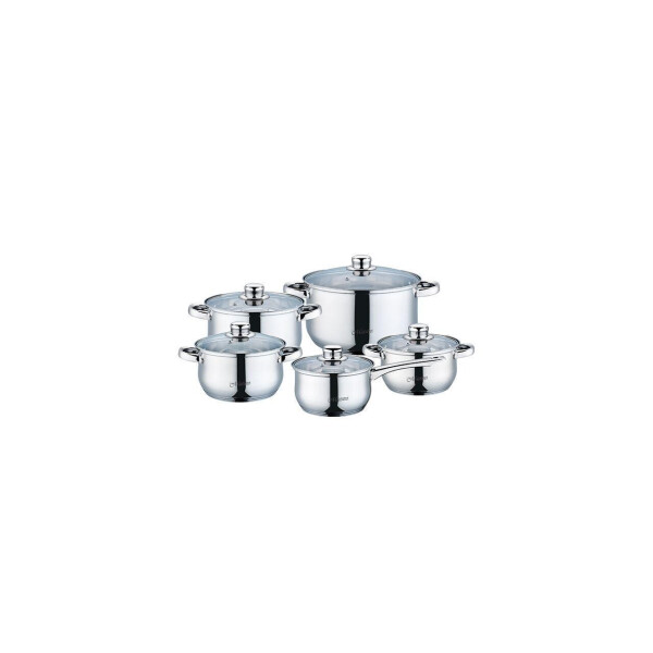 

Набор посуды нержавеющий Maestro - 1,5 x 2 x 3 x 5 x 1,5 л (5 шт.) MR-2020-10