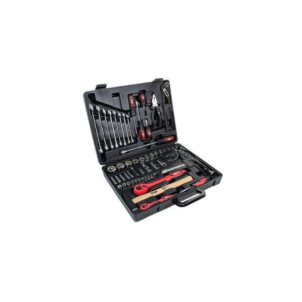 

Набор инструмента Intertool - 1/4, 1/2 72 ед. ET-6073