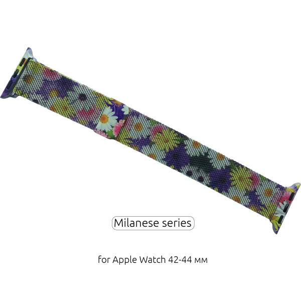

Ремешок Armorstandart Milanese Loop Band для смарт-часов Apple Watch All Series 42-44mm Flower Daisy (ARM52966)