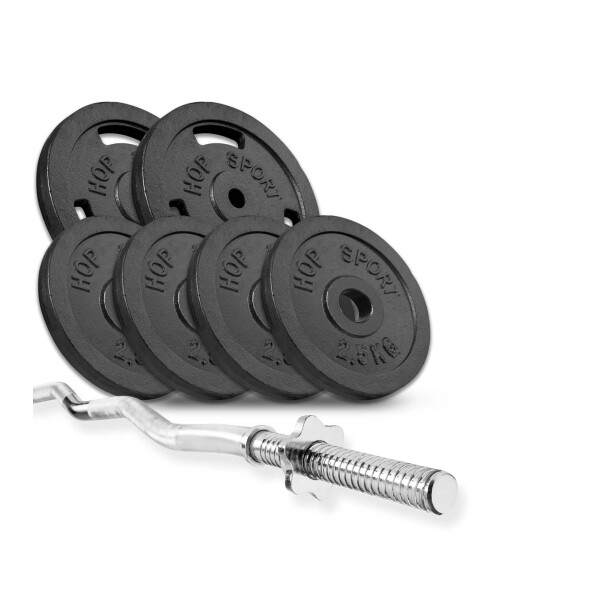 

Набор Hop-Sport Strong штанга 28 кг