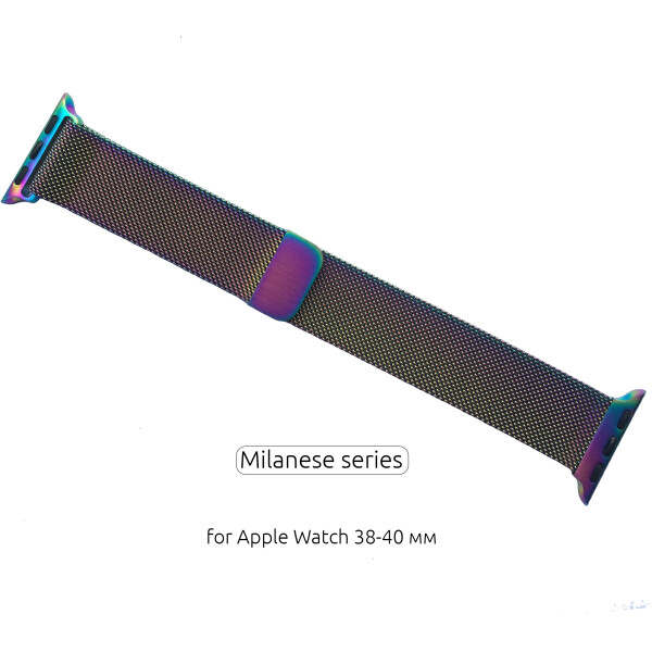 

Ремешок Armorstandart Milanese Loop Band для смарт-часов Apple Watch All Series 38-40mm Rainbow (ARM50695)