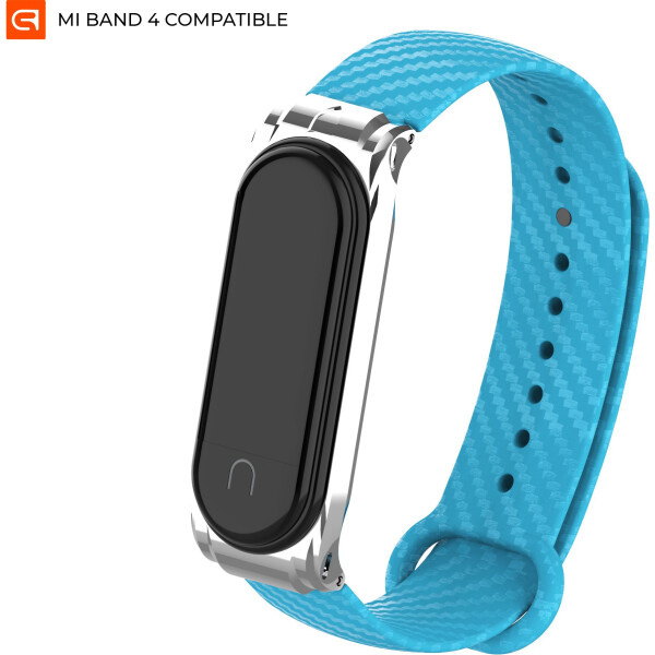 

Ремешок Armorstandart Carbon Silicone Series для Xiaomi Mi Band 4/3 Blue (ARM55191)