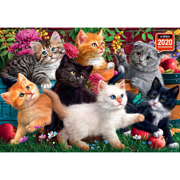 

Пазлы ";Котята в игре";, 260 Элементов
