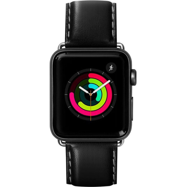 

Кожаный ремешок Laut Oxford Noir для Apple Watch 44mm/42mm Series 5/4/3/2/1