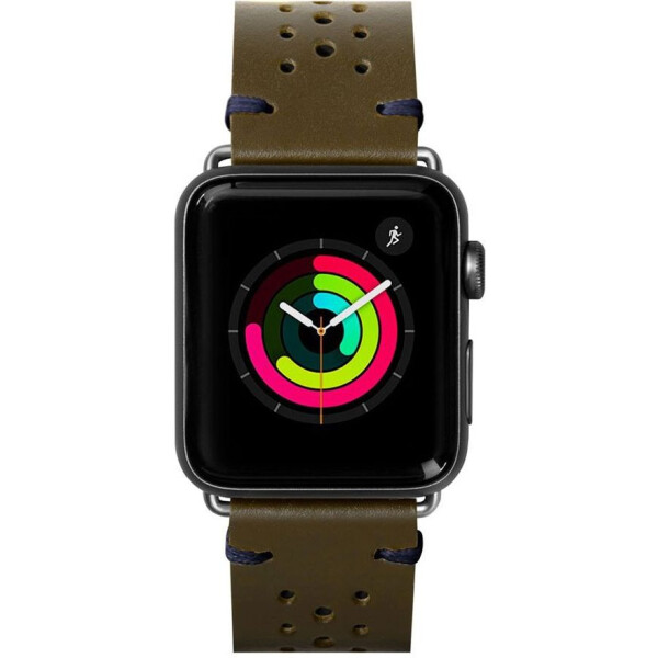 

Кожаный ремешок Laut Heritage Olive для Apple Watch 44mm/42mm Series 5/4/3/2/1