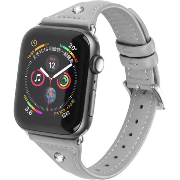 

Кожаный ремешок Hoco WB05 Ocean Wave Gray для Apple Watch 44mm/42mm Series 1/2/3/4/5
