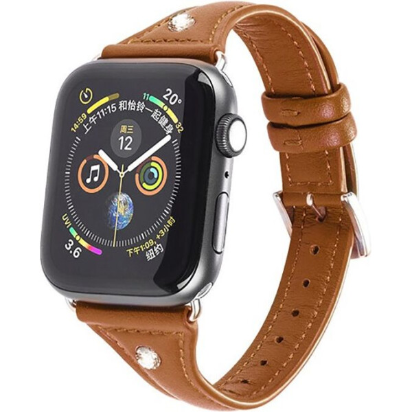 

Кожаный ремешок Hoco Ocean Wave Brown для Apple Watch 38mm/40mm Series 5/4/3/2/1