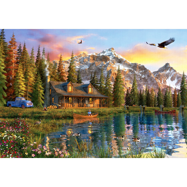 

Пазлы ";Oldbook Cabin";, 2000 Элементов