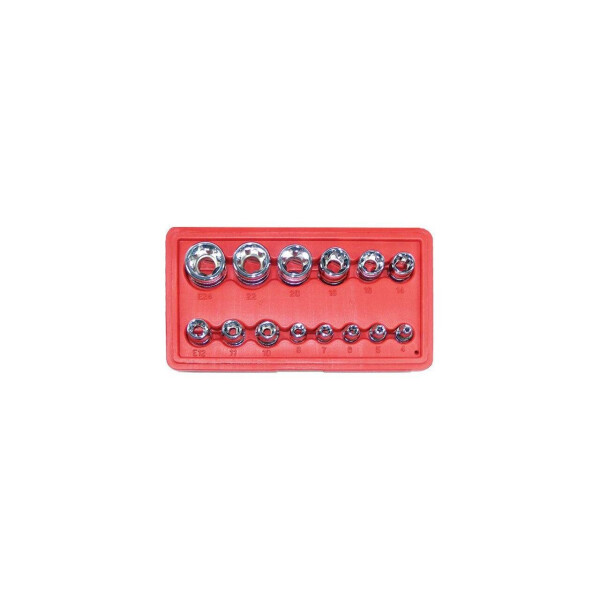 

Набор головок Torx Intertool - 14 шт. (E4-E24)