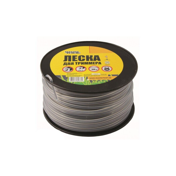 

Леска для триммера Mastertool - 2,4 мм x 174 м, квадрат армированный