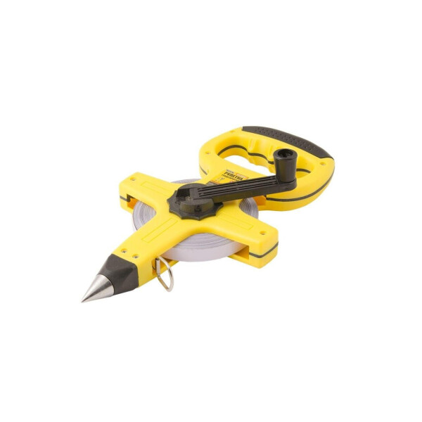 

Рулетка Mastertool - 50 м и 100 мм x 13 мм, геодезическая металлическая