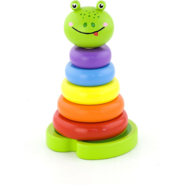 

Деревянная пирамидка Viga Toys Лягушка (50258)