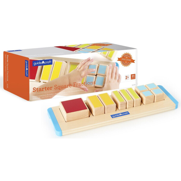

Деревянный пазл-сортер Guidecraft Manipulatives Части квадрата (G6748)