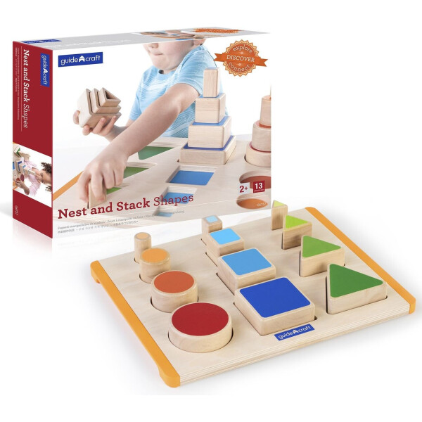 

Деревянный сортер Guidecraft Manipulatives Фигуры и размеры (G6737)