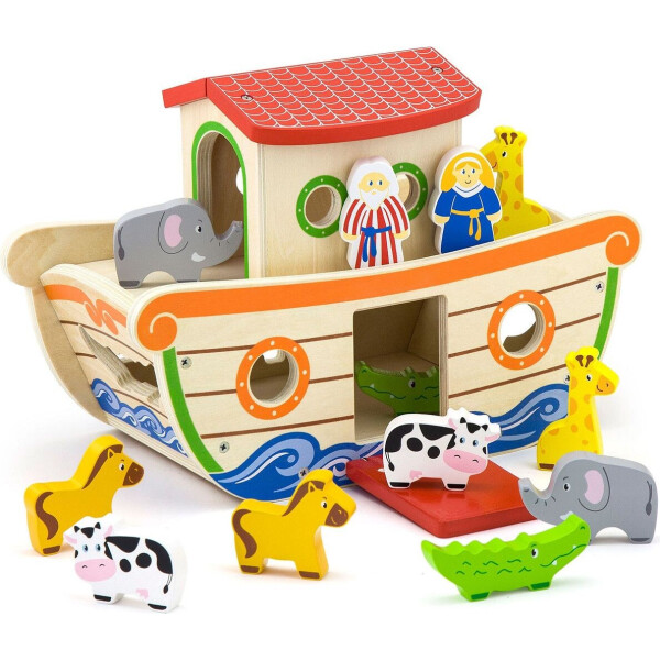 

Деревянный сортер Viga Toys Ковчег со зверятами (51625)