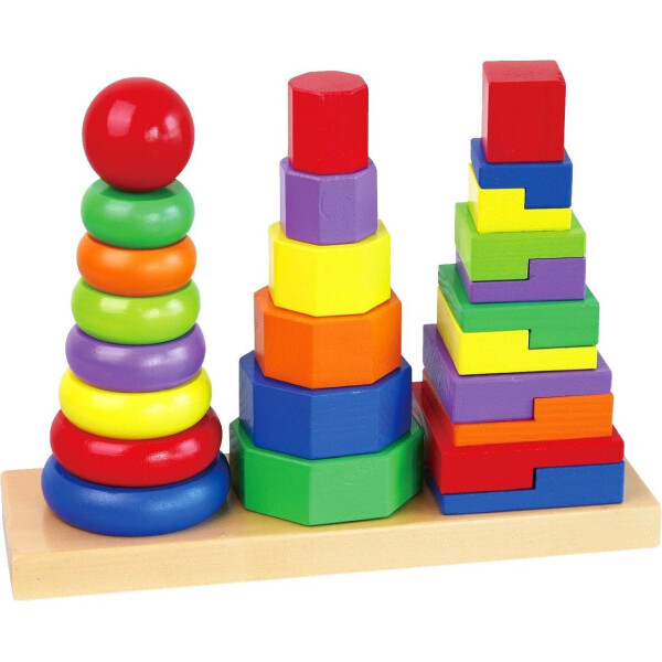 

Набор деревянных пирамидок Viga Toys Три фигуры (50567)