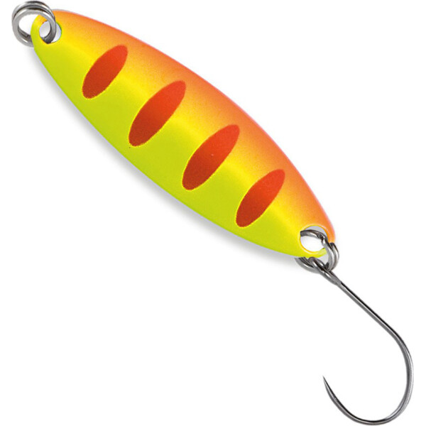 

Блесна-колебалка Nomura Isei Riu Spoon 2,9гр. Yellow Orange Red Stripes (NM46470329)