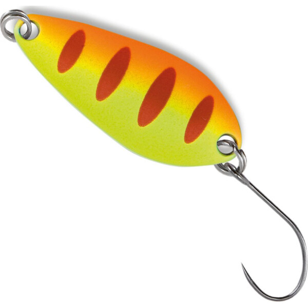 

Блесна-колебалка Nomura ISEI TROUT AREA AKI 2,3гр. Yellow Orange Red Stripes (NM46370323)