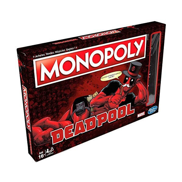 

Настольная игра Монополия Hasbro Deadpool Дэдпул Monopoly DР M