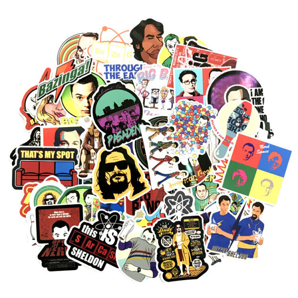 

Стикерпак GeekLand Теория большого взрыва 50 штук The Big Bang Theory S TBT 017