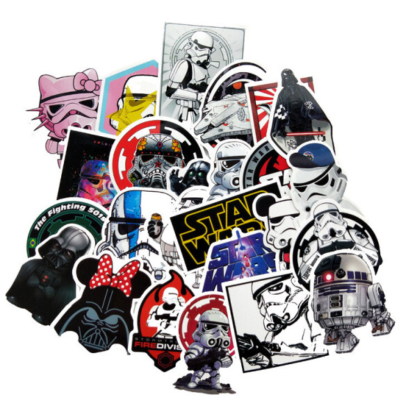 

Стикерпак GeekLand Звёздные войны 25 штук Star Wars S SW 023