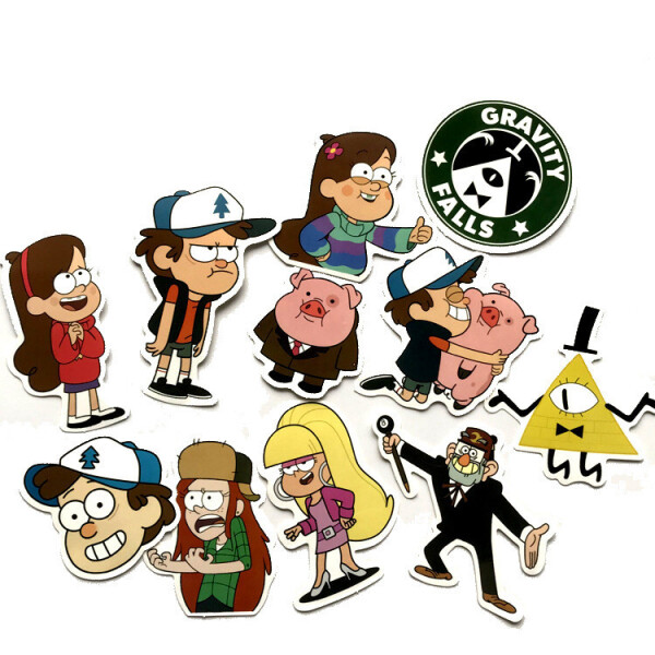 

Стикерпак GeekLand Гравити Фолз 11 штук Gravity Falls S GF 020