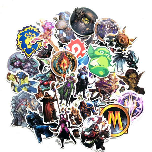 

Стикерпак GeekLand Варкрафт 50 штук Warcraft S W 008