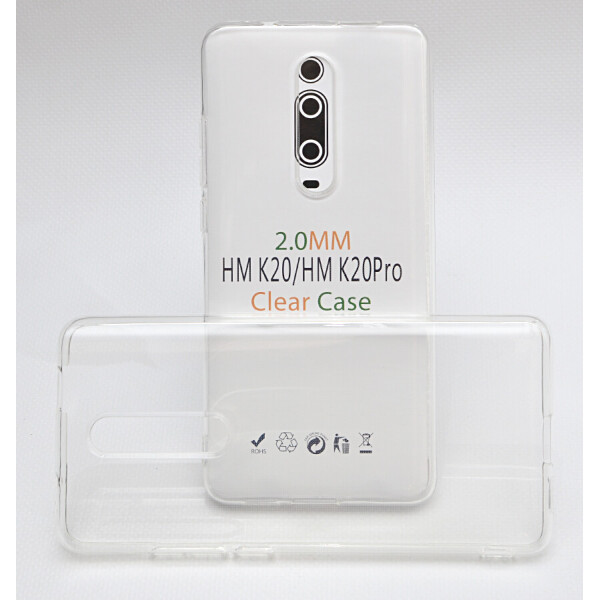 

Защитный чехол Anti-Drop 2mm Series, TPU для Xiaomi Mi 9T (Clear)
