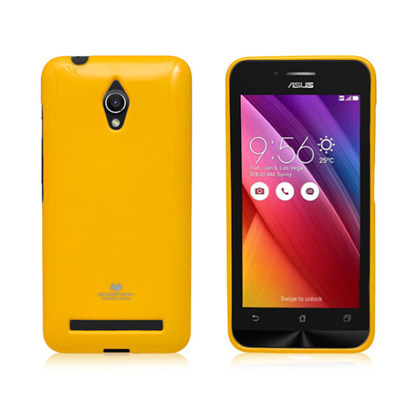 

Чехол Goospery Jelly для Asus Zenfone Go ZC500TG (Mercury Желтый)