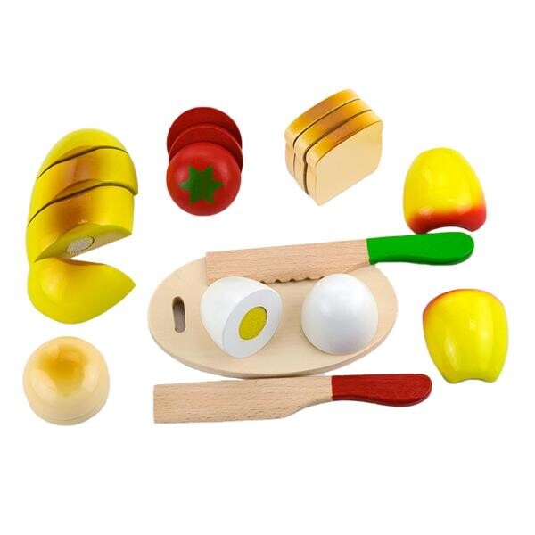 

Игрушечные продукты Viga Toys Нарезанный еда из дерева (56219)