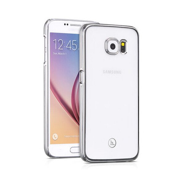 

Чехол накладка HOCO Defender series для Samsung Galaxy S6 (Прозрачная / Серебро)