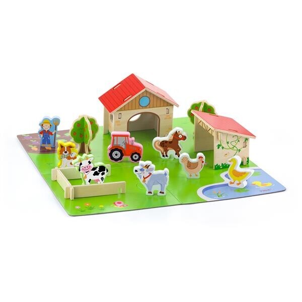 

Деревяний ігровий набір Viga Toys Ферма, 30 ел. (50540)