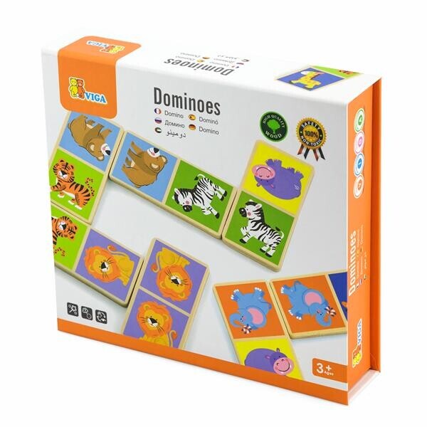 

Деревяне доміно Viga Toys Звірята (51307)