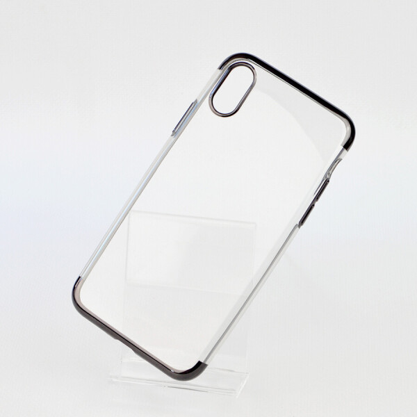 

Чехол накладка Glitter Electroplated TPU Series для iPhone X (0.8mm Black)
