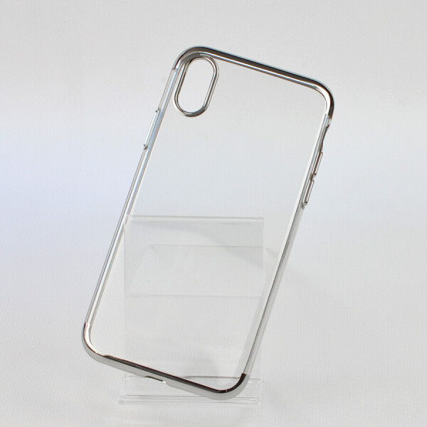 

Чехол накладка Glitter Electroplated TPU Series для iPhone X (0.8mm Silver)