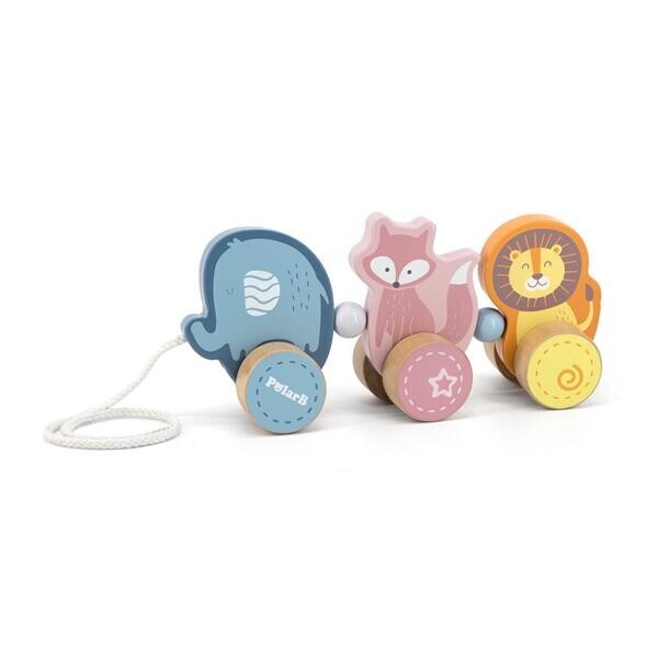 

Деревянная каталка Viga Toys PolarB Зверюшки (44023)