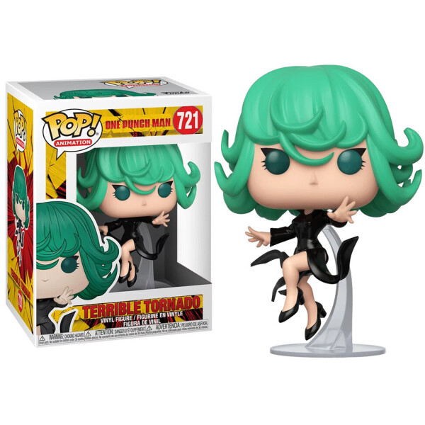 

Фигурка Funko Pop Фанко Поп Ванпанчмен Торнадо One Punch Man Tornado 10 см Anime OP T 721